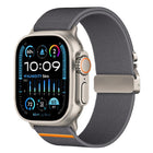xDfind Parachute Buckle Stretch Nylon Watch Band, For Apple Watch 42 / 44 / 45 / 46 / 49mm, For Apple Watch 38 / 40 / 41 / S10 42mm - DealBuddy