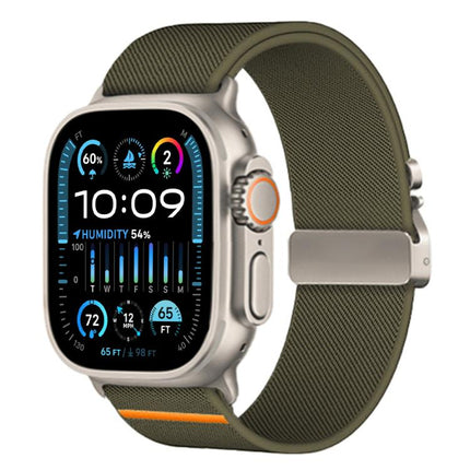 xDfind Parachute Buckle Stretch Nylon Watch Band, For Apple Watch 42 / 44 / 45 / 46 / 49mm, For Apple Watch 38 / 40 / 41 / S10 42mm - DealBuddy