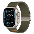 xDfind Parachute Buckle Stretch Nylon Watch Band, For Apple Watch 42 / 44 / 45 / 46 / 49mm, For Apple Watch 38 / 40 / 41 / S10 42mm - DealBuddy