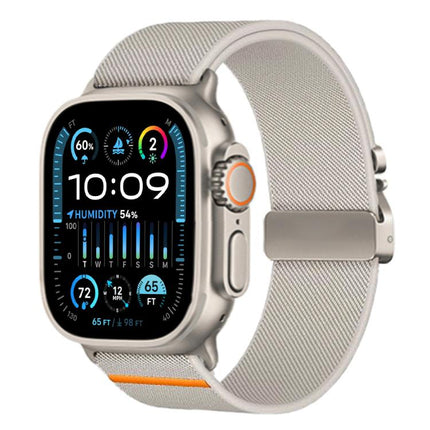 xDfind Parachute Buckle Stretch Nylon Watch Band, For Apple Watch 42 / 44 / 45 / 46 / 49mm, For Apple Watch 38 / 40 / 41 / S10 42mm - DealBuddy