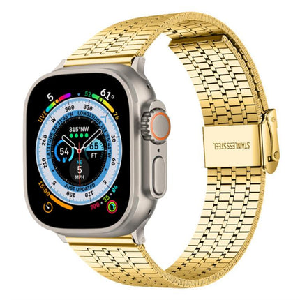 xDfind Seven Beads Buckle Stainless Steel Watch Band