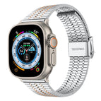 For Apple Watch 42 / 44 / 45 / 46 / 49mm / Silver Rose Gold