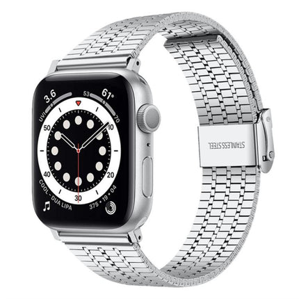 xDfind Seven Beads Buckle Stainless Steel Watch Band