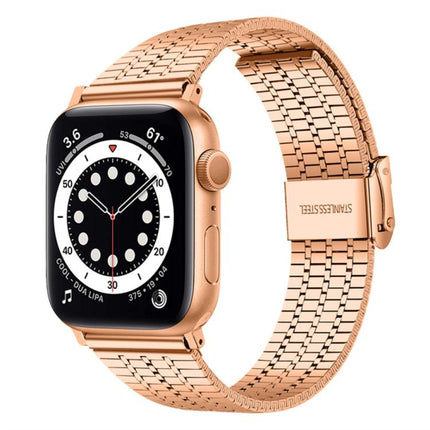 xDfind Seven Beads Buckle Stainless Steel Watch Band