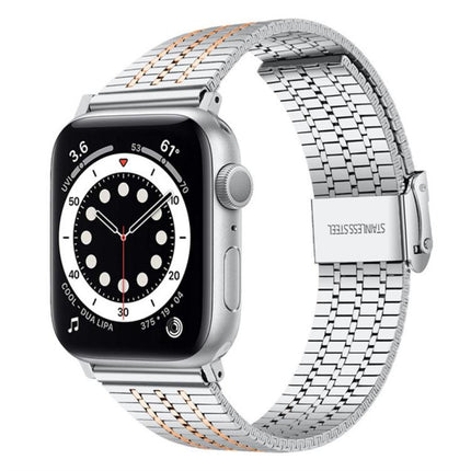 xDfind Seven Beads Buckle Stainless Steel Watch Band