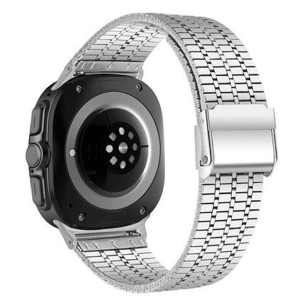 xDfind Seven Beads Buckle Stainless Steel Watch Band, For Samsung Galaxy Watch Ultra / Ultra 2025, For Samsung Galaxy Watch8 / 8 Classic, For Samsung Galaxy Watch 7 / 6 / 5 / FE - DealBuddy