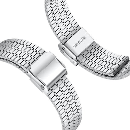 xDfind Seven Beads Buckle Stainless Steel Watch Band, For Samsung Galaxy Watch Ultra / Ultra 2025, For Samsung Galaxy Watch8 / 8 Classic, For Samsung Galaxy Watch 7 / 6 / 5 / FE - DealBuddy
