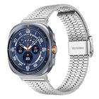 xDfind Seven Beads Buckle Stainless Steel Watch Band, For Samsung Galaxy Watch Ultra / Ultra 2025, For Samsung Galaxy Watch8 / 8 Classic, For Samsung Galaxy Watch 7 / 6 / 5 / FE - DealBuddy