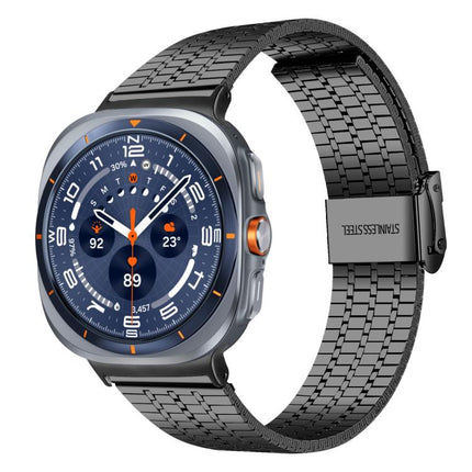 xDfind Seven Beads Buckle Stainless Steel Watch Band, For Samsung Galaxy Watch Ultra / Ultra 2025, For Samsung Galaxy Watch8 / 8 Classic, For Samsung Galaxy Watch 7 / 6 / 5 / FE - DealBuddy