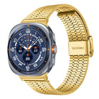 xDfind Seven Beads Buckle Stainless Steel Watch Band, For Samsung Galaxy Watch Ultra / Ultra 2025, For Samsung Galaxy Watch8 / 8 Classic, For Samsung Galaxy Watch 7 / 6 / 5 / FE - DealBuddy