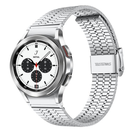 xDfind Seven Beads Buckle Stainless Steel Watch Band, For Samsung Galaxy Watch Ultra / Ultra 2025, For Samsung Galaxy Watch8 / 8 Classic, For Samsung Galaxy Watch 7 / 6 / 5 / FE - DealBuddy