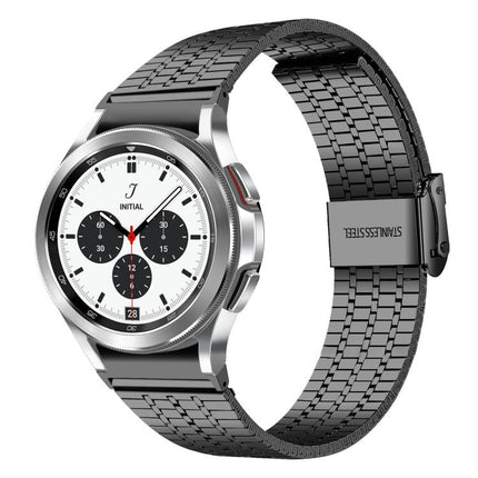 xDfind Seven Beads Buckle Stainless Steel Watch Band, For Samsung Galaxy Watch Ultra / Ultra 2025, For Samsung Galaxy Watch8 / 8 Classic, For Samsung Galaxy Watch 7 / 6 / 5 / FE - DealBuddy