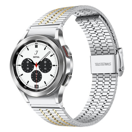 xDfind Seven Beads Buckle Stainless Steel Watch Band, For Samsung Galaxy Watch Ultra / Ultra 2025, For Samsung Galaxy Watch8 / 8 Classic, For Samsung Galaxy Watch 7 / 6 / 5 / FE - DealBuddy