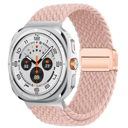 xDfind Magnetic Buckle Nylon Braid Loop Watch Band, For Samsung Galaxy Watch Ultra / Ultra 2025, For Samsung Galaxy Watch8 / Watch8 Classic - DealBuddy