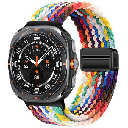 xDfind Magnetic Buckle Nylon Braid Loop Watch Band - DealBuddy