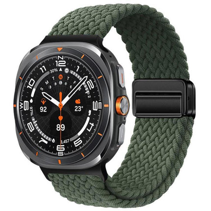 xDfind Magnetic Buckle Nylon Braid Loop Watch Band, For Samsung Galaxy Watch Ultra / Ultra 2025, For Samsung Galaxy Watch8 / Watch8 Classic - DealBuddy