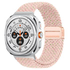 xDfind Magnetic Buckle Nylon Braid Loop Watch Band