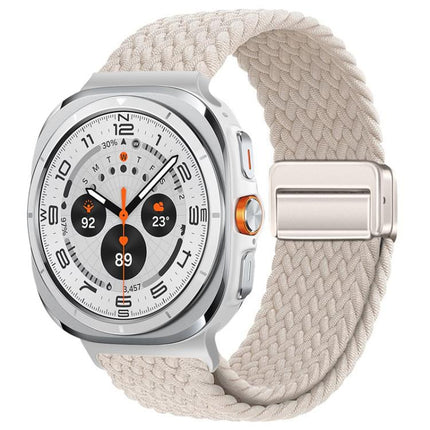 xDfind Magnetic Buckle Nylon Braid Loop Watch Band