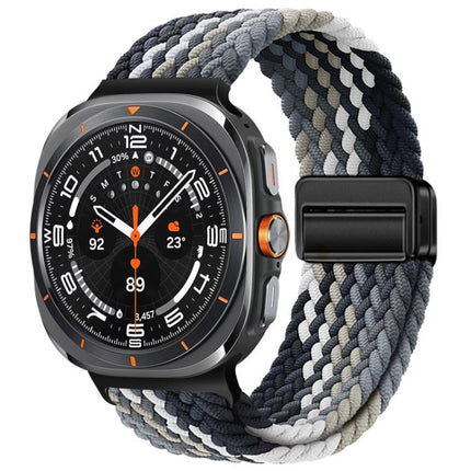 xDfind Magnetic Buckle Nylon Braid Loop Watch Band