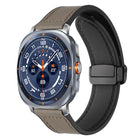 xDfind Crazy Horse Pattern Silicone Skin Magnetic Buckle Watch Band, For Samsung Galaxy Watch Ultra / Ultra 2025, For Samsung Galaxy Watch8 / 8 Classic - DealBuddy