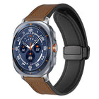 xDfind Crazy Horse Pattern Silicone Skin Magnetic Buckle Watch Band, For Samsung Galaxy Watch Ultra / Ultra 2025, For Samsung Galaxy Watch8 / 8 Classic - DealBuddy