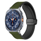 xDfind Crazy Horse Pattern Silicone Skin Magnetic Buckle Watch Band, For Samsung Galaxy Watch Ultra / Ultra 2025, For Samsung Galaxy Watch8 / 8 Classic - DealBuddy