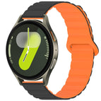 For Samsung Galaxy Watch 7 / 6 / 5 / FE / Black Orange