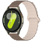 For Samsung Galaxy Watch 7 / 6 / 5 / FE / Brown Apricot