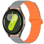 For Samsung Galaxy Watch 7 / 6 / 5 / FE / Grey Orange