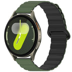 For Samsung Galaxy Watch 7 / 6 / 5 / FE / Army Green Black