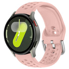 xDfind Silver Buckle Silicone Sport Watch Band