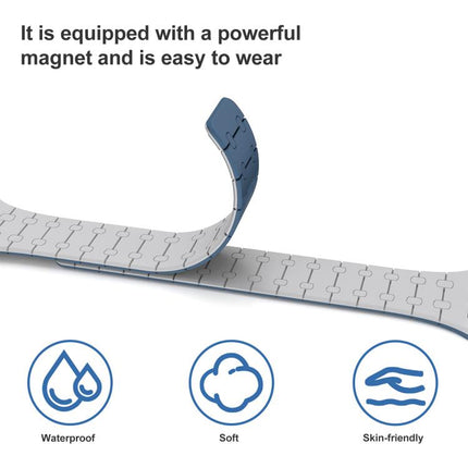 xDfind Contrasting Colors Magnetic Silicone Watch Band - DealBuddy