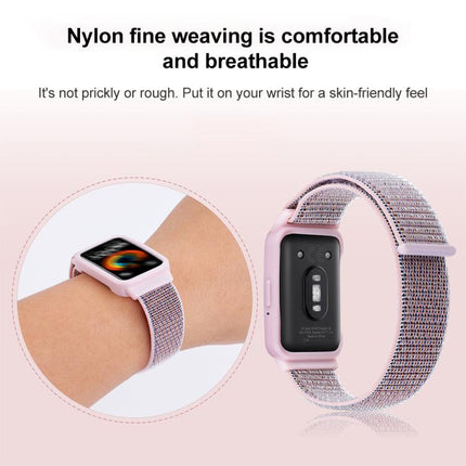 xDfind Watch Frame Integrated Nylon Hook and Loop Fastener Watch Band