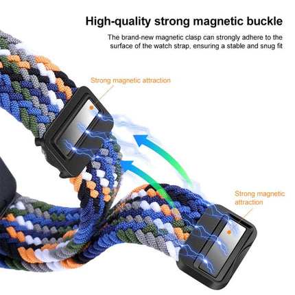 xDfind Magnetic Buckle Nylon Braided Watch Band