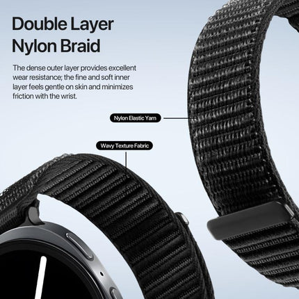 DUX DUCIS YE Series Nylon Woven Watch Strap, For Samsung Galaxy Watch8 / Watch8 Classic