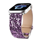 xDfind Glitter Sequins Leather Watch Band, For Apple Watch 42 / 44 / 45 / 46 / 49mm, For Apple Watch 38 / 40 / 41 / S10 42mm - DealBuddy