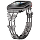 xDfind Butterfly-shaped Diamond Metal Watch Band - DealBuddy