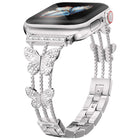 xDfind Butterfly-shaped Diamond Metal Watch Band, For Apple Watch 42 / 44 / 45 / 46 / 49mm, For Apple Watch 38 / 40 / 41 / S10 42mm