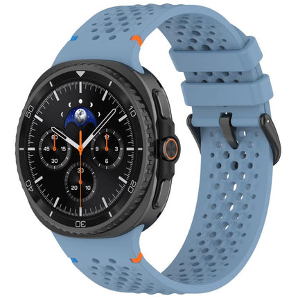 xDfind Alloy Black Buckle Honeycomb Breathable Silicone Watch Band, For Samsung Galaxy Watch8 / Watch8 Classic - DealBuddy