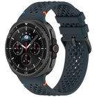 xDfind Alloy Black Buckle Honeycomb Breathable Silicone Watch Band, For Samsung Galaxy Watch8 / Watch8 Classic - DealBuddy