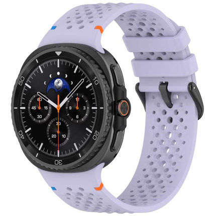 xDfind Alloy Black Buckle Honeycomb Breathable Silicone Watch Band, For Samsung Galaxy Watch8 / Watch8 Classic - DealBuddy