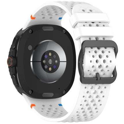 xDfind Ladder Black Buckle Honeycomb Breathable Silicone Watch Band - DealBuddy