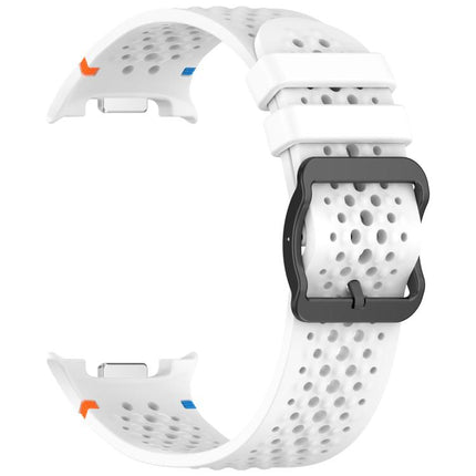 xDfind Ladder Black Buckle Honeycomb Breathable Silicone Watch Band