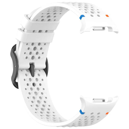 xDfind Ladder Black Buckle Honeycomb Breathable Silicone Watch Band