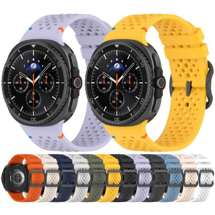 xDfind Ladder Black Buckle Honeycomb Breathable Silicone Watch Band - DealBuddy