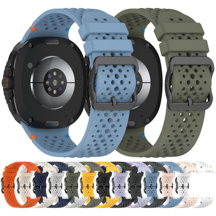 xDfind Ladder Black Buckle Honeycomb Breathable Silicone Watch Band - DealBuddy
