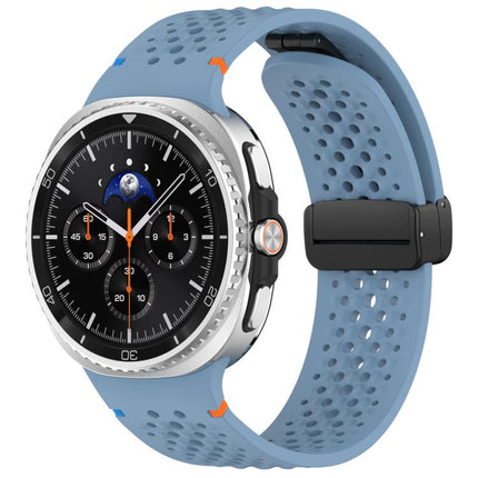 xDfind Magnetic Black Buckle Honeycomb Breathable Silicone Watch Band - DealBuddy