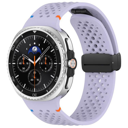 xDfind Magnetic Black Buckle Honeycomb Breathable Silicone Watch Band - DealBuddy