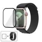 Buckle Loop Nylon Watch Band with 3D Curved Film, For Apple Watch Series 10 46mm - DealBuddy
