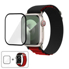 Buckle Loop Nylon Watch Band with 3D Curved Film, For Apple Watch Series 10 42mm - DealBuddy